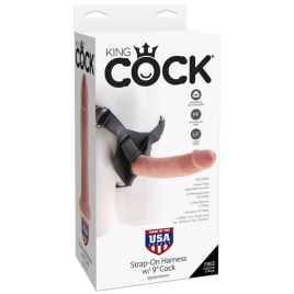 Страпон Pipedream - King Cock Harness 9&quot;