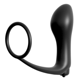 Пробка с кольцом Ass-Gasm Vibrating